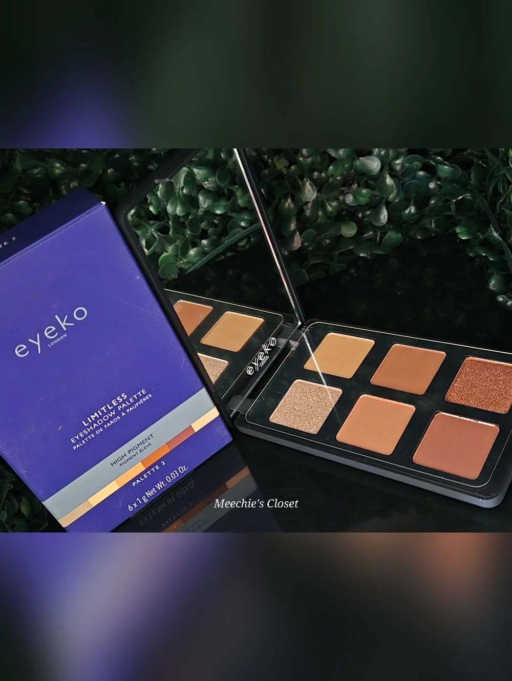 Eyeko Limitless 2 Eyeshadow Palette 6 Shades BNIB Full Size